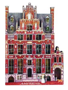 Koelkastmagneet Amsterdam Het Huis met de Hoofden