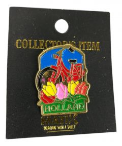 Pin "Fiets Tulpenveld"