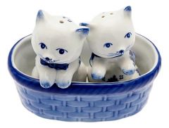 Peper & zout stel Poezen in mand