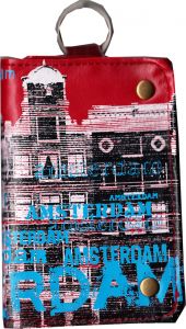 Wallet Kelly Picture Amsterdam in red/blue by robin ruth