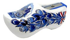 Puntenslijper Houten Klomp - Delfts Blauw Amsterdam