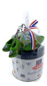 Regenboog Blikje - Stroopwafels met klompjes - Groen