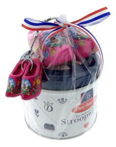 Regenboog Blikje - Stroopwafels met klompjes - Cyclaam