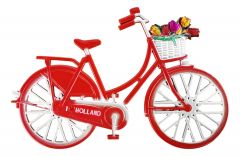 Koelkastmagneet "Fiets Rood - I Love Holland"