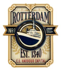 Koelkast Magneet Rotterdam Harbour City