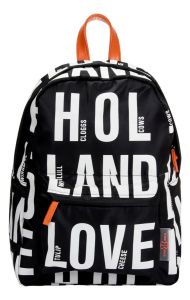 Rugzak Daniel - Holland Zwart / Wit