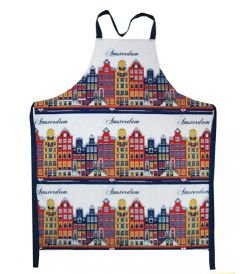 Schort Grachtenhuisjes Kleur