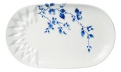 Serveerschaal "Blauw Vouw"