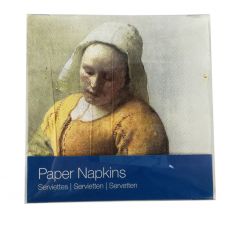 Luxe Servetten "Het melkmeisje" door Johannes Vermeer