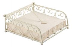 Servethouder Takken Groot Crème, Metaal