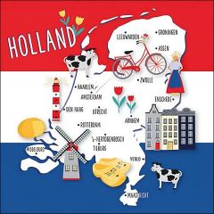 Pakje Servetten Hollands Glory