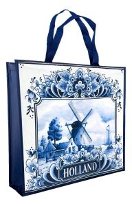 Shopper Windmolen Delfts Blauw