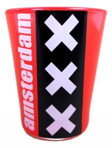 Shotglas Amsterdam XXX