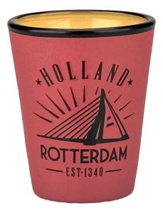 Shotglas Rotterdam - Roze 