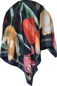 Sjaal Tulp Ketting, zwart
