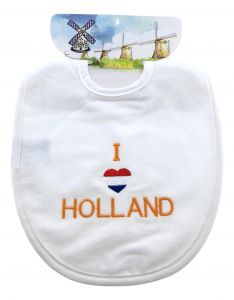 Slabbetje "I love Holland"