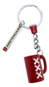 Keychain "Amsterdam XXX Cup Silver colored"