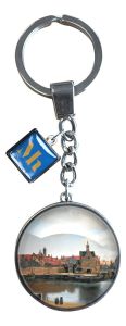 Sleutelhanger Gezicht op Delft, Vermeer