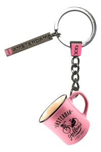 Keychain Mug Amsterdam / Pink
