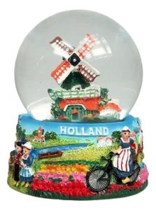 Nederlands Landschap Sneeuwbol, L