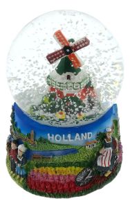 Sneeuwbol "Holland met Stellingmolen" M