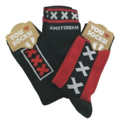 Heren Sokkenset - "Wapen van Amsterdam" 40-46