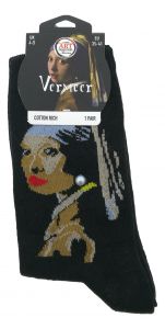 Dames Sokken "Meisje met Parel" 35-41