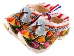 Set Tulpen Keramieken klompjes 10cm