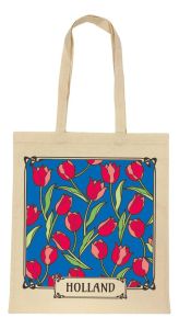 Katoenen Tas "Tulpen Gekleurd Holland"