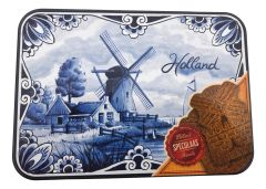 Tin Speculaas - Delft Blue Windmill