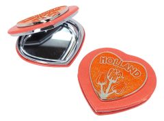 Pocket mirror "Orange Heart Holland"