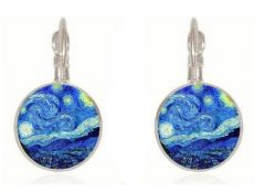 Starry night oorbellen