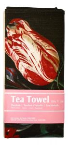 Theedoek "Stilleven met bloemen", J. de Heem