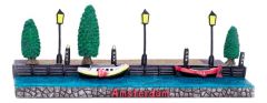 Amsterdams straatje - Ondergrond Voor Vier huisjes