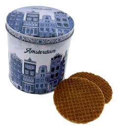 Stroopwafels in a Tin "Amsterdam Classic", Large