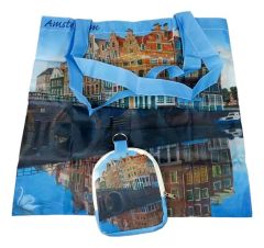 Folding bag "Prinsengracht" in pouch