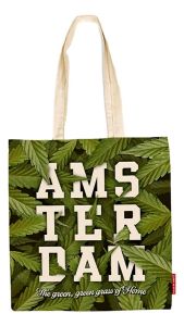 Tas Katoen "Amsterdam Green Grass"