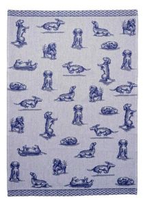 Theedoek Teckel Nhaan 50x70cm