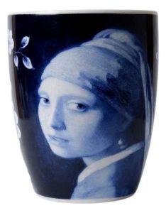 Tea mug Girl with Pearl