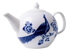 Theepot Paauw Blauw