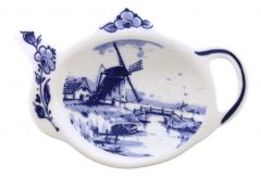 Theezakjeshouder Molen Wit