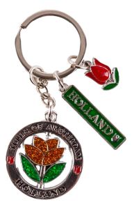 Sleutelhanger spinner Glitter Amsterdam - Tulp