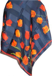 Sjaal Tulp Allover, navy