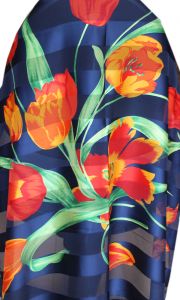 Sjaal Tulp Design, navy