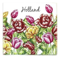 Napkin "Tulips Multi Color"