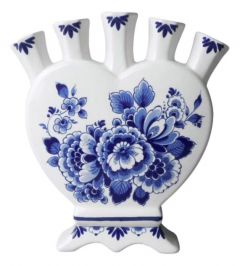 Tulpenvaas Hartvormig "Bloemen & Landschap"