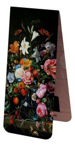 Boekenlegger "Vaas met bloemen", Jan Daviz. de Heem