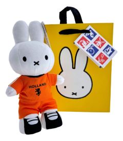 Football Miffy in orange, 24 cm
