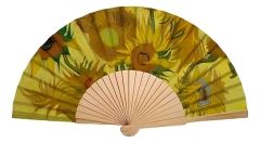 Van Gogh Sunflowers Fan