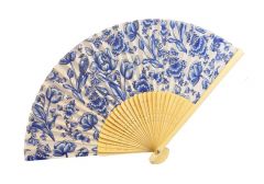 Fan "Blue Tulips"
